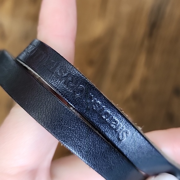 Set of 2 Swarovski Crystalized Leather Wrap Bracelets, Black and White - Picture 7 of 8